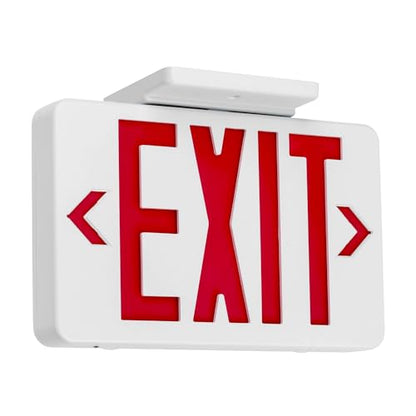 Gruenlich Emergency Exit Sign for Business, Battery Backup, 1 Pack - size: 1-Pack