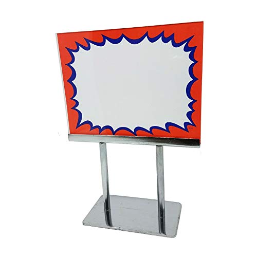 Countertop Acrylic Frame Sign Holder, 10" H Heavy Duty Tabletop Display for 5.5" x 7" Cards, 2 Pack - size: 2 Pack, style: 5.5" H x 7" W