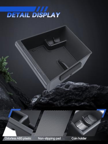 for Mazda MX-5 Center Console Organizer 2006-2014 Mazda MX-5 Miata NC Accessories Armrest Tray Middle Storage Box Insert Container Durable ABS Plastic - size: for 2006-2014 Mazda MX-5 Miata NC