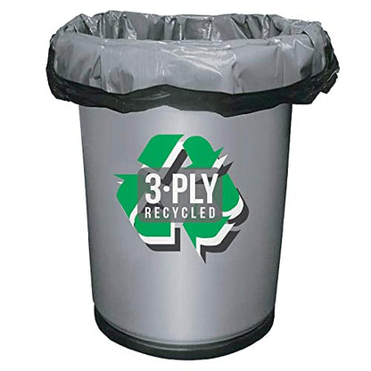 Aluf Plastics 45 Gallon Trash Bags - 1.5 MIL (eq) Black Heavy Duty Trash Can Liners - 40" x 47" - Pack of 100 - For Contractor, Industrial, Commercial, & Outdoor - style: 45 Gal, 1.5 Mil Equiv, 100 Count
