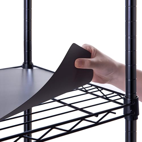 Poofzy Wire Shelf Liner 14" x 30", Set of 5 Black - color: Black, size: 14"x30" 5pcs