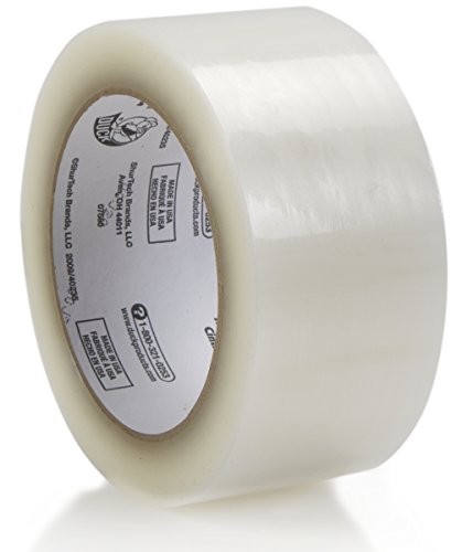Duck Brand Standard Packaging Tape Refills - 4 Rolls of Clear Packing Tape - Shipping, Mailing and Moving Supplies - 3" Core - 1.88 Inch x 54.6 Yards, Clear (240238) (Pack of 3) - size: 12 Rolls, style: Refill