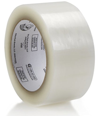Duck Brand Standard Packaging Tape Refills - 4 Rolls of Clear Packing Tape - Shipping, Mailing and Moving Supplies - 3" Core - 1.88 Inch x 54.6 Yards, Clear (240238) (Pack of 3) - size: 12 Rolls, style: Refill