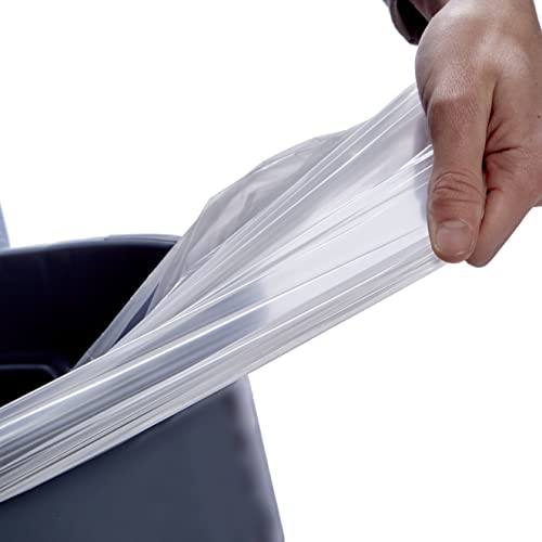 Consolidated Plastics Premium Commercial Trash Can Liners, Leak-Free Bulk Garbage Bags for Offices Made in USA (Clear 23 Gal. 27x45 .75 Mil Heavy – 250 Case) - color: Clear 23 Gal. 27x45 .75 Mil Heavy (250 Case)