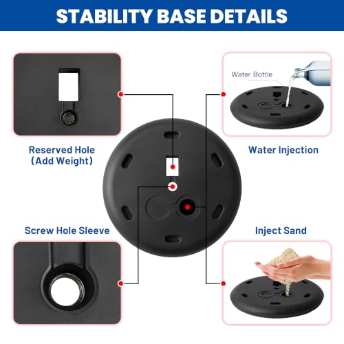 3Pack 11x17 Sign Holder Stand, Adjustable Floor Standing Sign Holder - color: Black, size: 11"x17"-3Pack