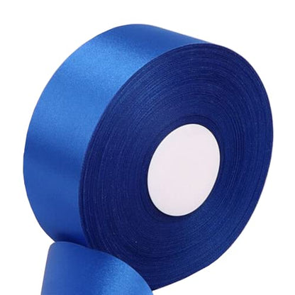 Blue Satin Ribbon 1.5 Inch for Gift Wrapping, 50 Yards in Length - color: Sapphire Blue, size: 1.5"