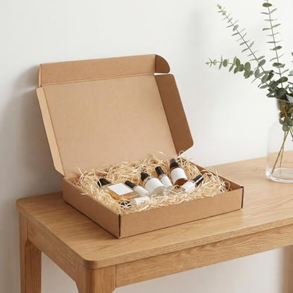 13x10x2 inch Cardboard Shipping Box, Set of 30 Mailer Boxes, Brown - size: 13x10x2 inch 30 Pack