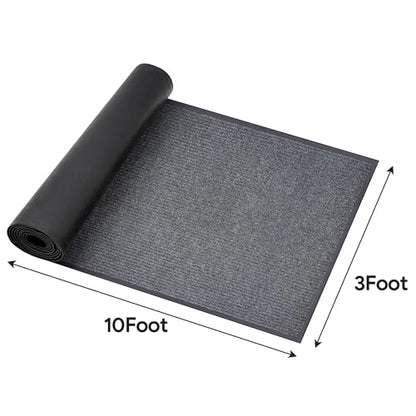 uyoyous Front Door Mat 3' X 10' Commercial Door Mats Heavy Duty Carpet Grey - color: Grey