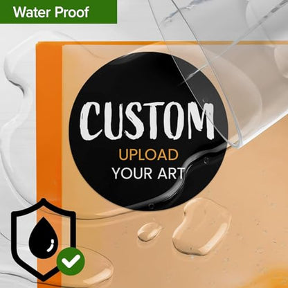Custom Stickers for Weddings, Birthdays & Businesses - Personalized Labels with Your Logo - Waterproof, Fade and Heat Resistant - Pack of 100-1000(Custom Image, 1 Inch) - color: Custom Image, size: very small 1 inch