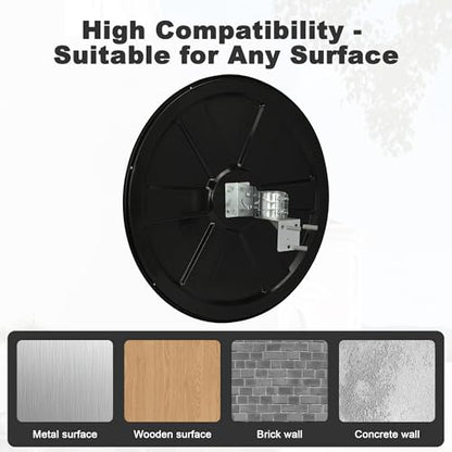 32" Convex Traffic Mirror, Outdoor Driveway Security Mirror