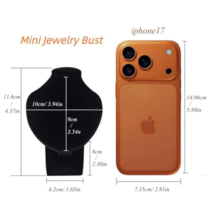 Portrait Jewelry Stand Pendant Jewelry Display Stand Wooden Portrait Neck Model Necklace Holder Stand for Selling