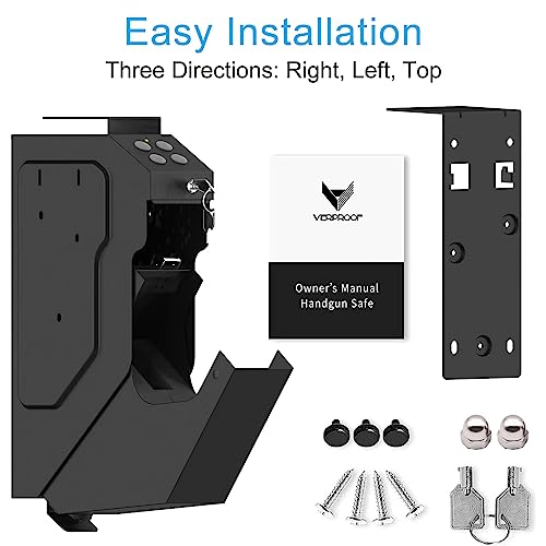 VERPROOF Keypad Gun Safe for Handgun, Pistol Safes, Small Gun Safe