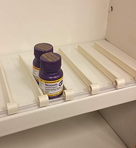 Retail Shelf Divider for Gondola, Wood or Glass Shelves - 10 48" L Front Rails & 200 12" D Dividers - size: 10 Rails, 200 Pack Dividers, style: 12" Dividers