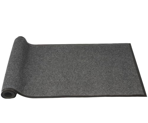 uyoyous Front Door Mat 3' X 10' Commercial Door Mats Heavy Duty Carpet Grey - color: Grey