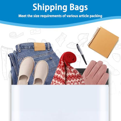 9527 Product Poly Mailers Envelopes Shipping Bags Self Sealing,10"x13", 500 Bags - color: White, size: 10"x13"|500Pcs