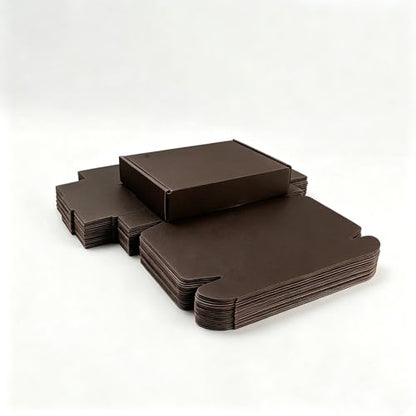 KAXILU Brown Cardboard Boxes Shipping Packaging Boxs 20pcs Shipping Boxs Suitable E-Commerce Packaging Small L8xW5.5xH1.5 inch - color: Brown-2, size: Small-L8xW5.5xH1.5 inch