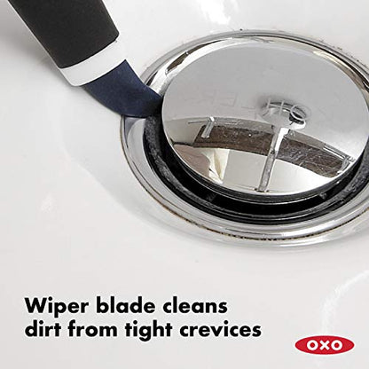 OXO Good Grips Deep Clean Brush Set, Orange, Blue - color: Blue