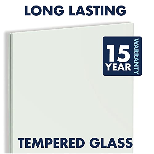 Quartet Glass Whiteboard Desktop Panel, Magnetic, 17" x 23", Dry Erase Surface, Includes Accessory Trays, 1 Marker and 2 High-Power Magnets, White (GDP1723W)