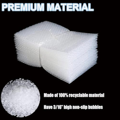 100PCS 6x8"Bubble Out Bags,Double-Wall Cushioned,Shockproof,Tear-Resistant - size: 100pcs-6x8IN