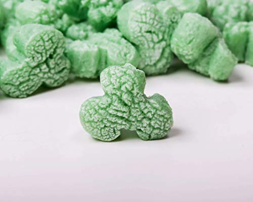 Bubblefast! Brand FunPak MiniPack Plant Based Biodegradable Packing Peanuts, 0.60 cu ft Bag, Compostable (Shamrocks) - style: Shamrocks