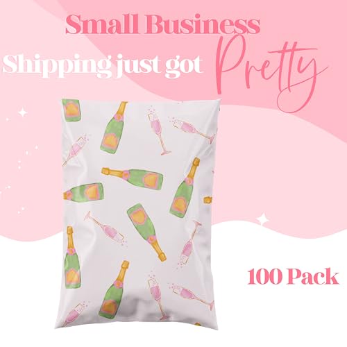 Pretty Package Store Poly Mailers 14.5x19, Champagne, 100 Pack - color: Champagne, size: 14.5x19