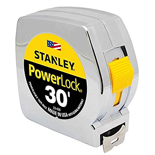 Stanley PowerLock Tape Measure (Carton of 4, 30-Foot) - size: 9.14 m