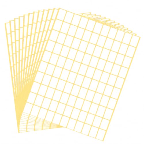 1650 Pcs Small Sticker Labels, Small Label Stickers 0.75" x 0.5" Mini Blank Label Stickers Removable White Labels for Price Food Writing Containers Storage Bins Jars Pantry Organization