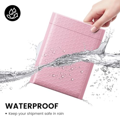 Fuxury Bubble Mailers 6x10" Light Pink Padded Envelopes 1000Pack - color: Light Pink, size: 6x10" 1000PC