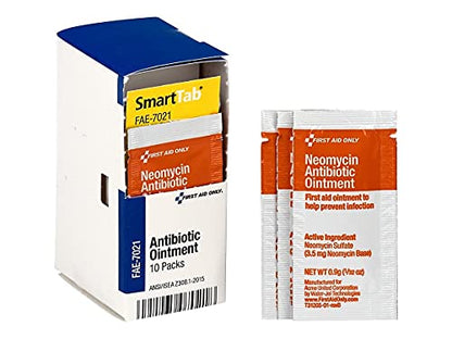 First Aid Only FAE-7021 SmartCompliance Refill Antibiotic Ointment Packets, 10 Count