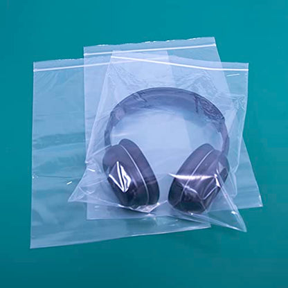 iMailer - 1000 Count - 9" x 12" Zip Bags - Clear Reclosable Zip Plastic Poly Bags with Resealable Lock Seal Zipper for Art Prints, A4, Letter Sized Documents, Clothing - size: 9" x 12"