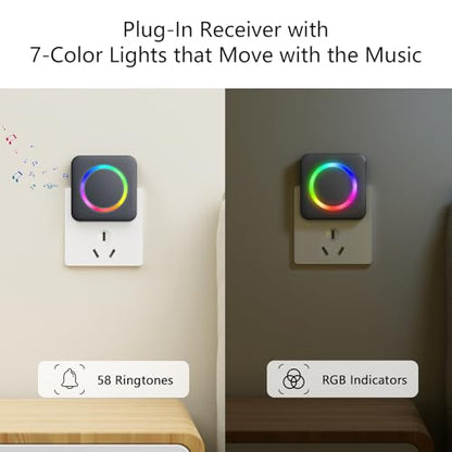 Wireless Doorbell Chime - Compatible with Blink Video Doorbell and Blink Video Doorbell (2nd Gen) (1 Video Doorbell Extender 1 Receiver）