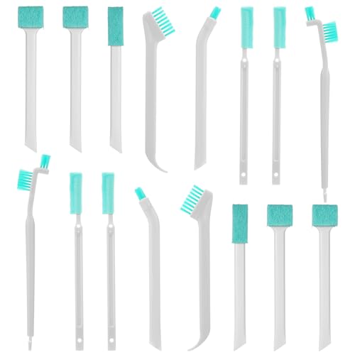 16 Pcs Small Household Cleaning Brushes, Detail Crevice Cleaning Tool