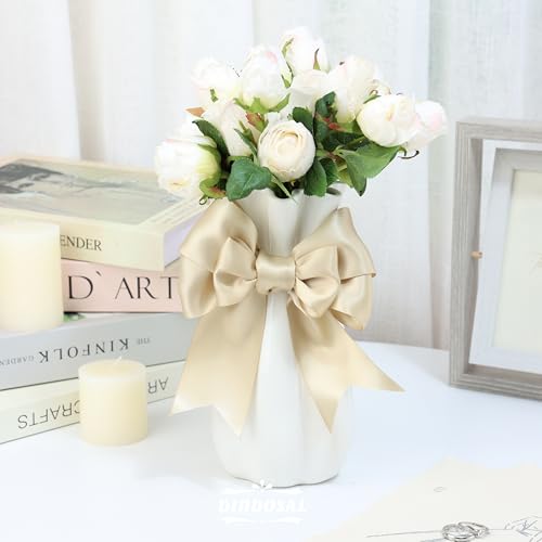 Champagne Gold Satin Ribbon, 2 Inch x 25 Yards, Double Faced - color: Champagne Gold