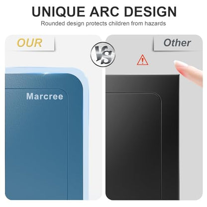 Marcree 0.23 Cub Safe, Small Safe Box with Key, Mini Safe for Kids - color: 0.23 cuft-BLACK