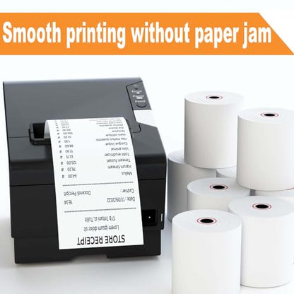 Coopaty 2 1/4''x 50' Thermal Receipt Paper for POS and Cash Register (100 Rolls) - size: 100 Rolls, style: 2 1/4" x 50'
