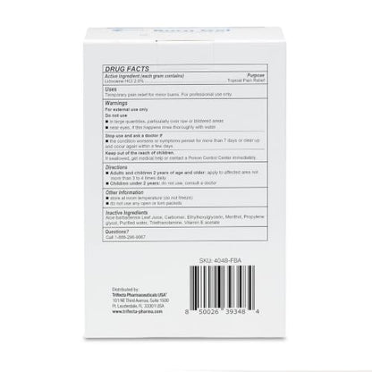 Globe First Aid Burn Gel With Aloe, Box of 144 Single Use Packets