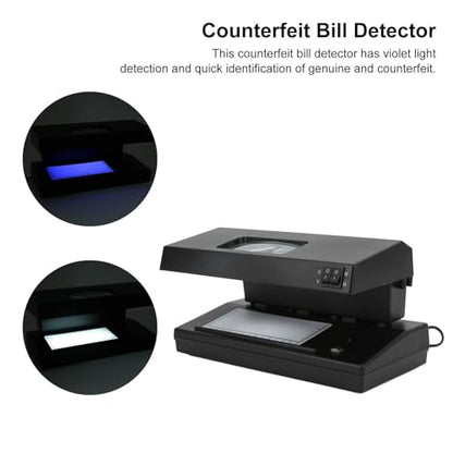 Counterfeit Bill Detector with LED UV Light, Money Marker Counterfeits Money Detector, Fake Money Detector Machine for Bill, UV Counterfeit Money Detector, Backlight for Watermark Detection