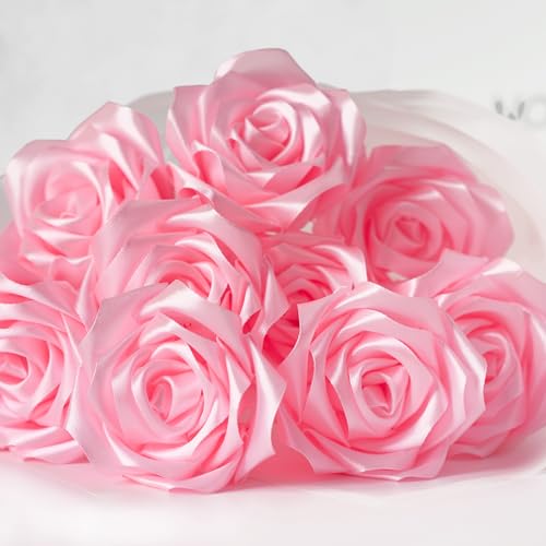 Mauproy Pink Satin Ribbon, 1-1/2 Inch, 50 Yards - color: Pink