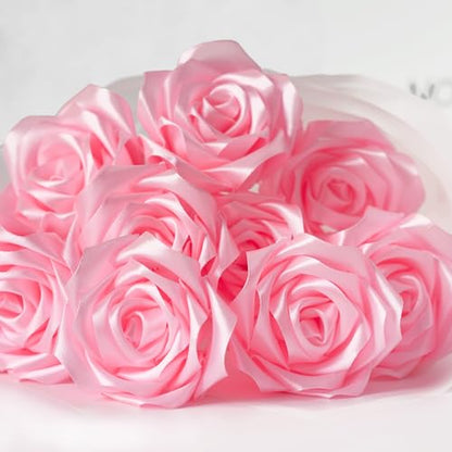 Mauproy Pink Satin Ribbon, 1-1/2 Inch, 50 Yards - color: Pink