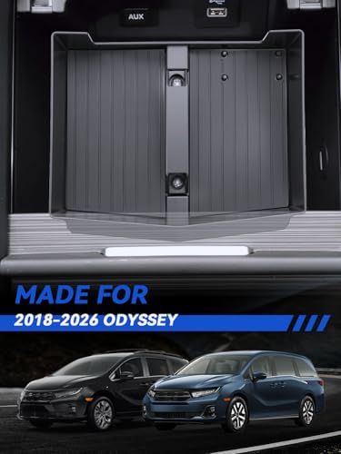 for Odyssey Center Console Organizer 2018-2024 2025 2026 Odyssey Accessories Armrest Tray Middle Storage Box Insert Container Durable ABS Plastic (NOT FOR LX) - size: for 2018-2026 Odyssey