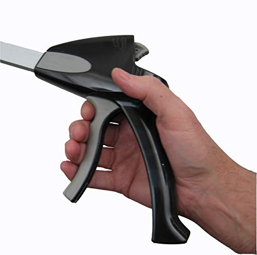 ArcMate EZ Reacher PRO - Heavy Duty Grab-It Reaching Tool – Grabber Reacher with Extra-Large Grip, Locking Handle and 4.5 Inch Jaws - Ideal for Commercial, Maintenance, Seniors, 40" - size: 40" Pro Collapsible