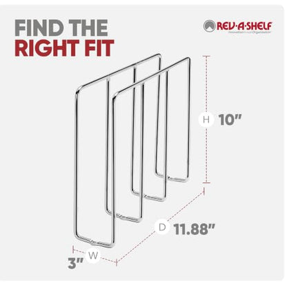 Rev-A-Shelf Baking Sheet Organizer for Wall or Base Kitchen Cabinets - size: 1 Pack