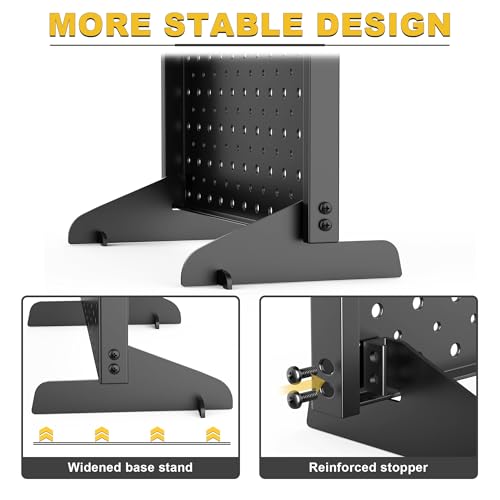 Ultrawall Pegboard Display Stand, Metal Tabletop Pegboard Display - size: 2Pack 12"X16"