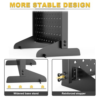 Ultrawall Pegboard Display Stand, Metal Tabletop Pegboard Display - size: 2Pack 12"X16"