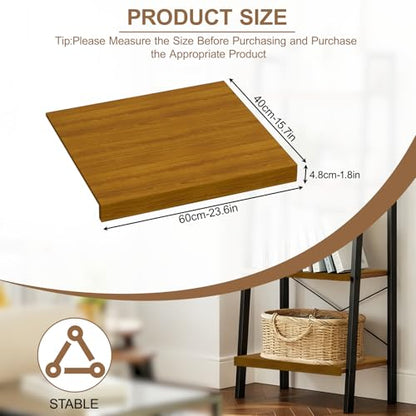 5-Pcs Bamboo Wire Rack Covers, 24"x16" Wire Shelf Covers for Shelving Pantry, No Assembly - size: 24"Wx16"D