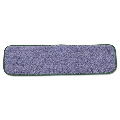 Rubbermaid Commercial Products HYGEN Microfiber Wet Mop Head Pad, 18 inch, Green, for Janitorial/Professional Cleaners and Heavy-Duty Industrial Floor Cleaning/Mopping/Scrubbing - style: Reusable Microfiber Green - 1ct