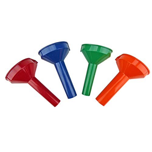 Color-Coded Coin Counting Tube for Pennies Through Quarters