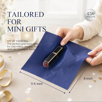 VGOODALL 450 Sheets Blue Tissue Paper, 6 Colors, 11.5 X 8 inches - color: Blue