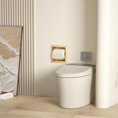 Toilet Paper Holder for Bathroom Renovation - color: Golden