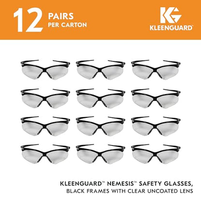 KLEENGUARD Ansell V30 Nemesis Clear Lenses Safety Glasses
